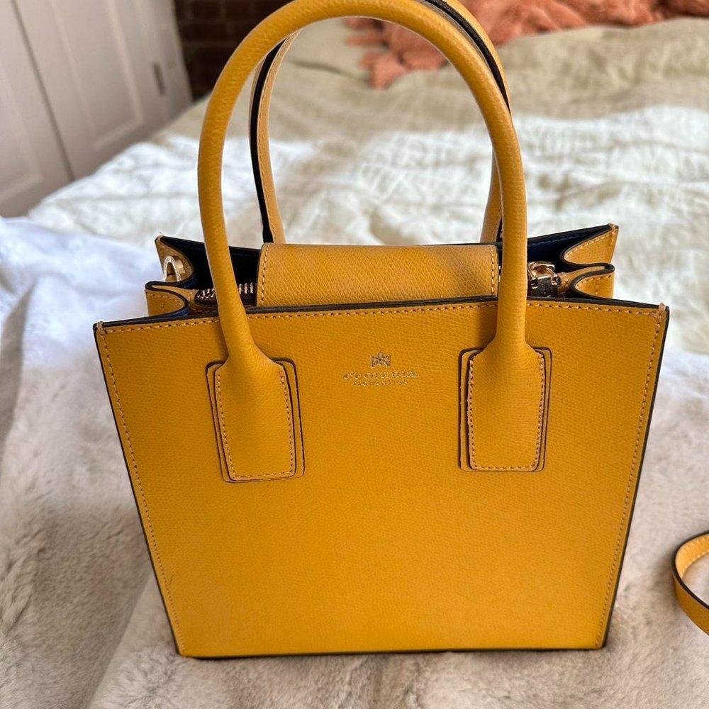 Cuoieria Fiorentina Yellow Leather Bag